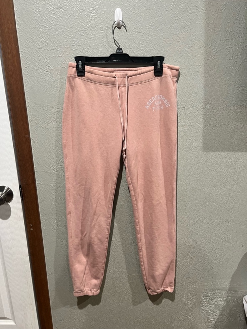 Abercrombie & Fitch Pink Drawstring Sweatpants Size Small Jogger Style